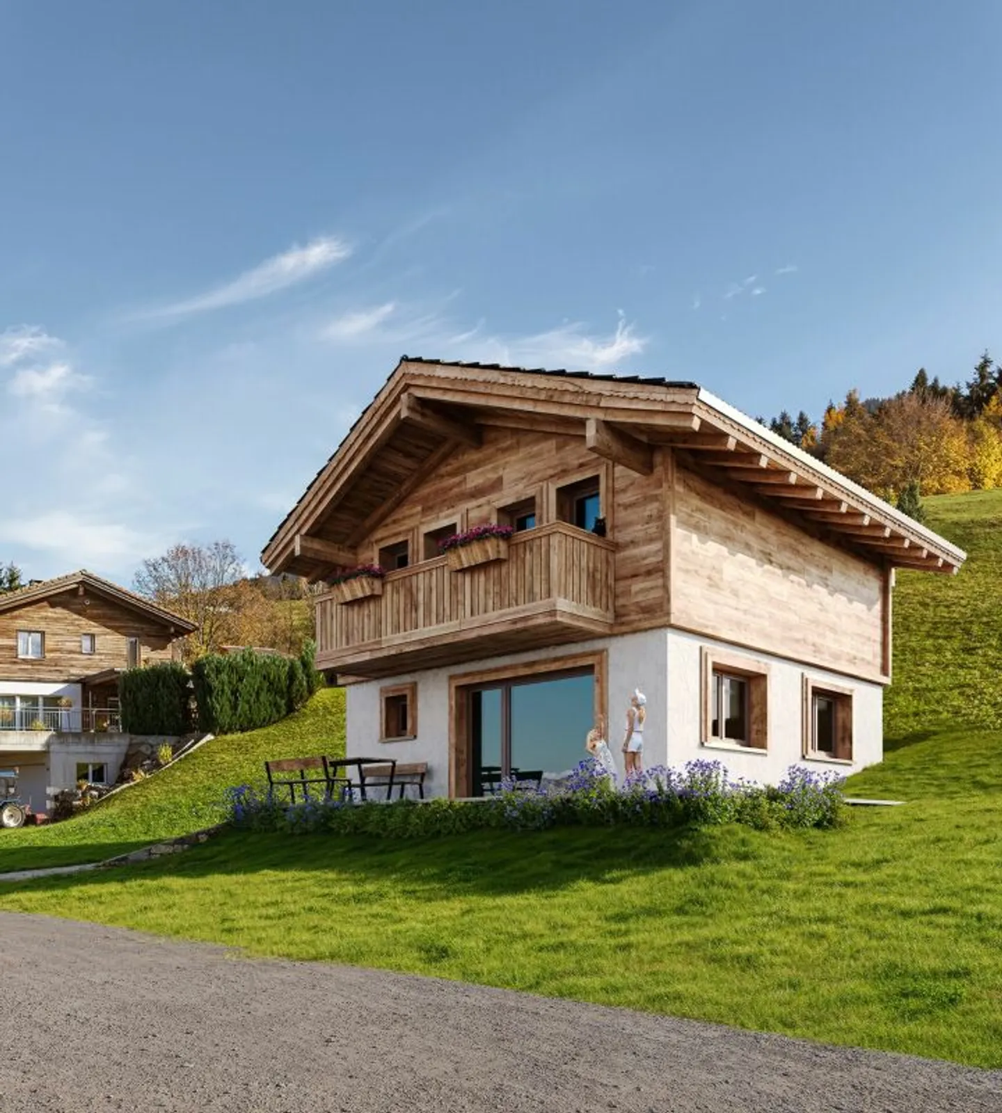 Chaletdorf mit 4 Häusern - Foto 1 von 8