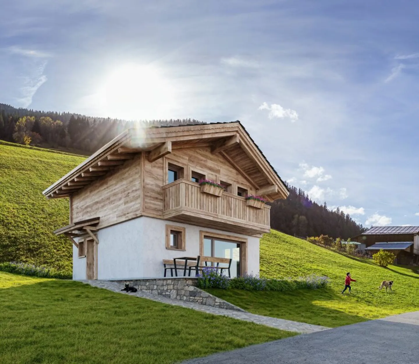 Chaletdorf mit 4 Häusern - Foto 2 von 8