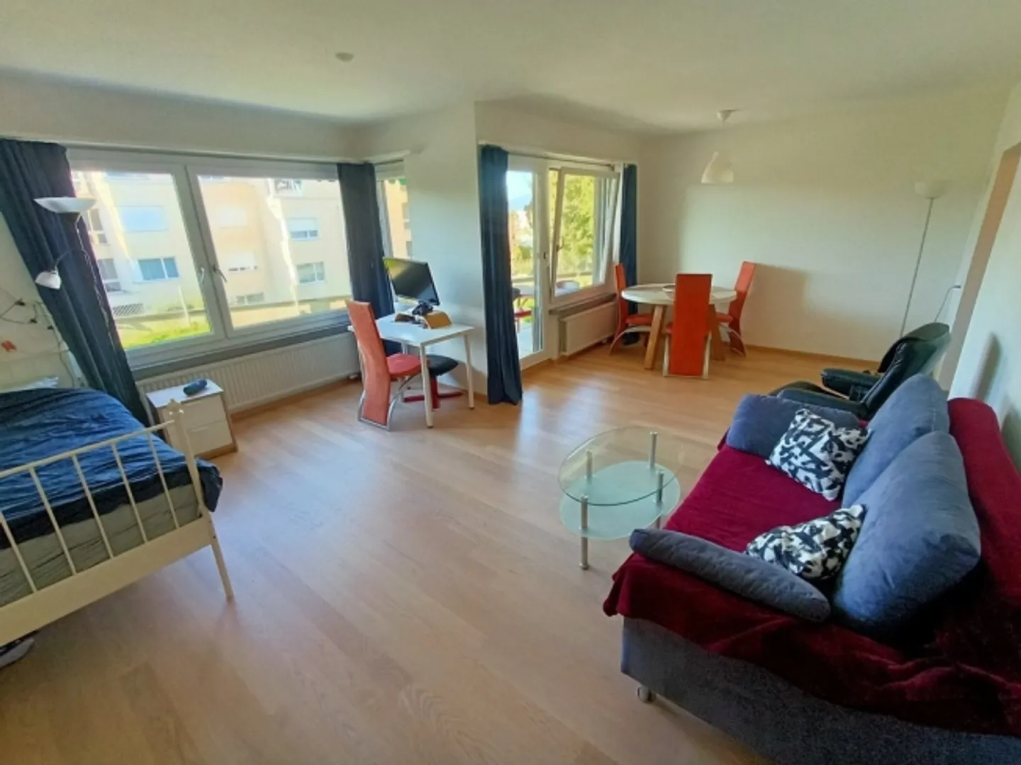 «Helle Wohnung in Stadtnähe mit sonnigem Gartensitzplatz zu vermieten» - Foto 6 von 8