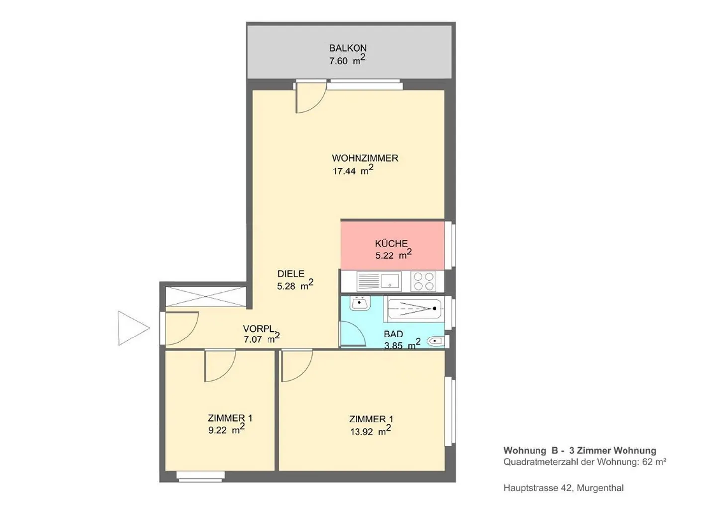 Preiswertes 3-Zimmer-Apartment - Foto 8 von 8