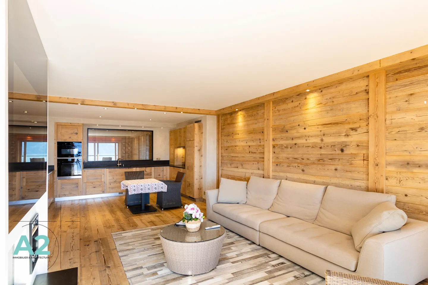MAGNIFIKANTE WOHNUNG AM EINGANG VON MONTANA MIT PANORAMABLICK - Foto 12 von 13