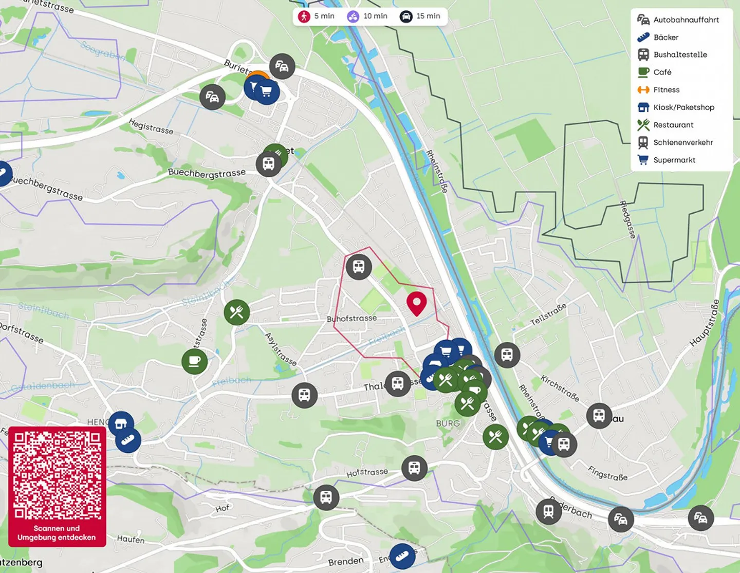 Flexible Workspace Bürofläche in Rheineck - Foto 3 von 4