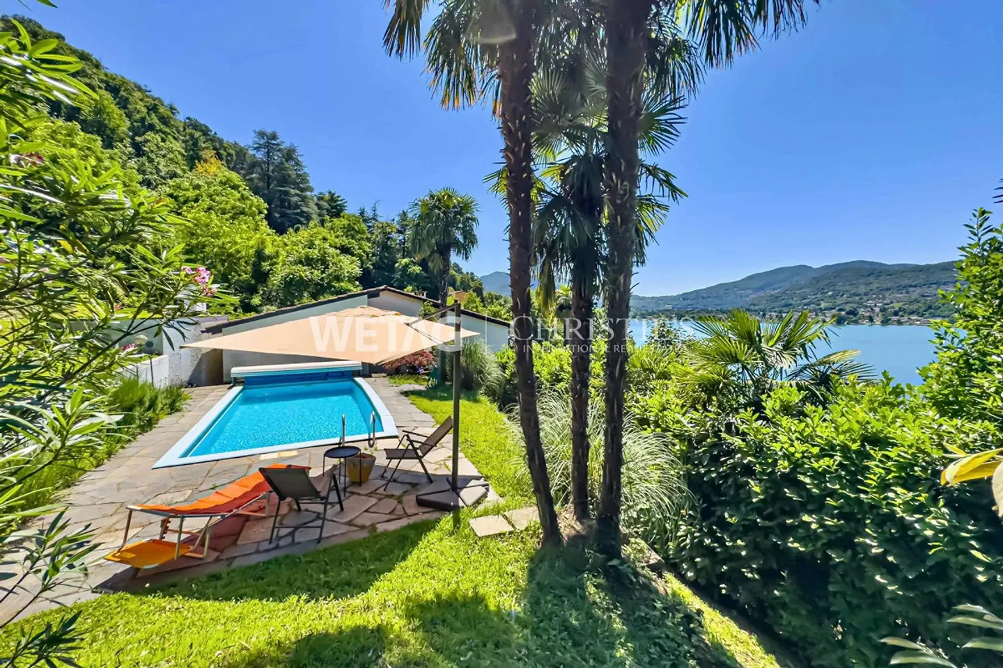 Charming small villa with outdoor pool, lake view in Montagnola for sale - Photo 7 of 13