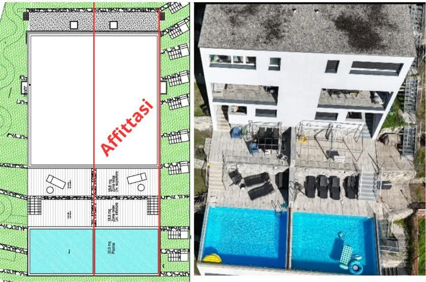 Doppelhaushälfte mit privatem Pool in Sementina - Foto 4 von 24