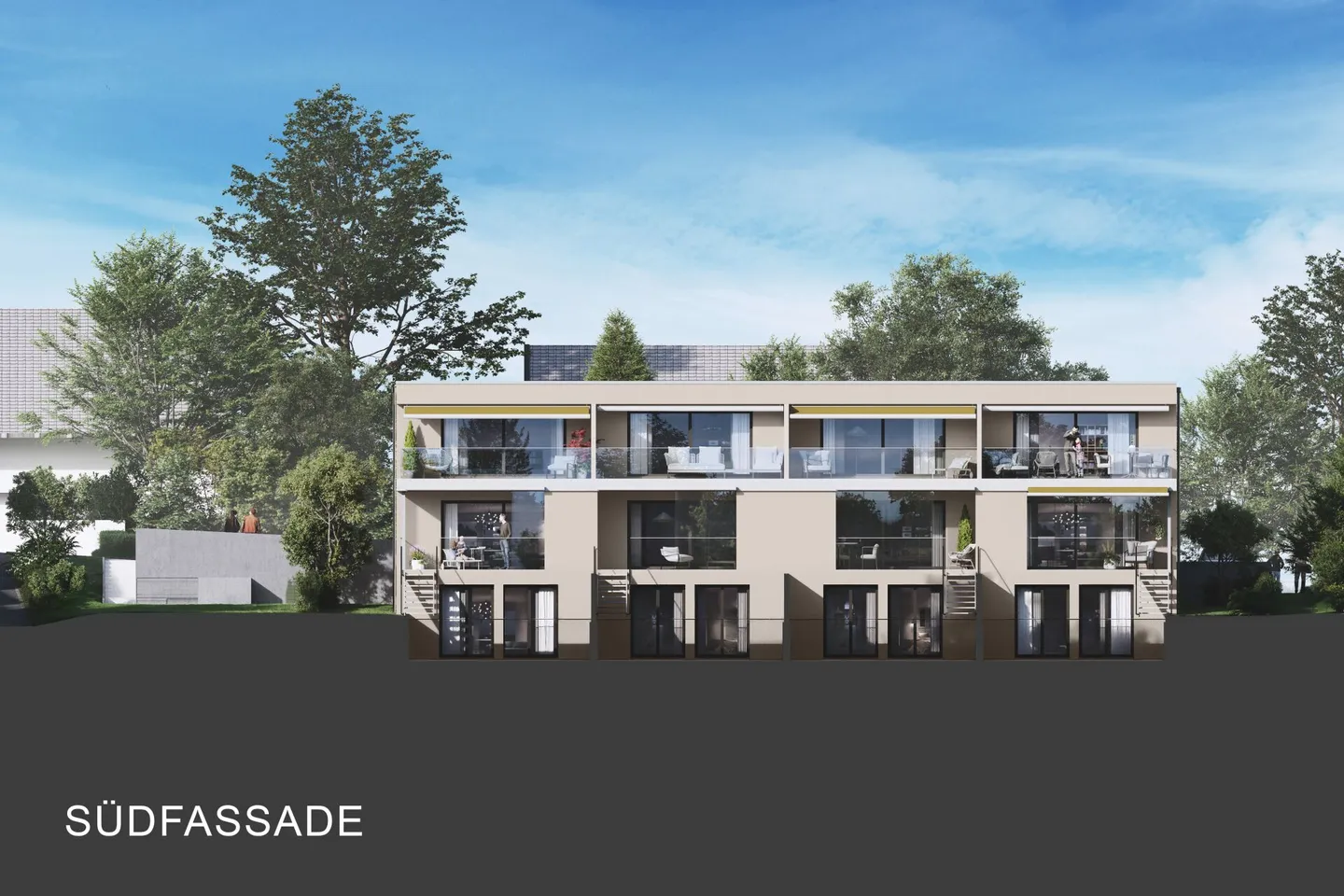 Nuovo progetto di costruzione - 4 case unifamiliari con 5 1/2 stanze, stanza hobby e vista panoramica in una posizione popolare a Leimental - Foto 10 di 12
