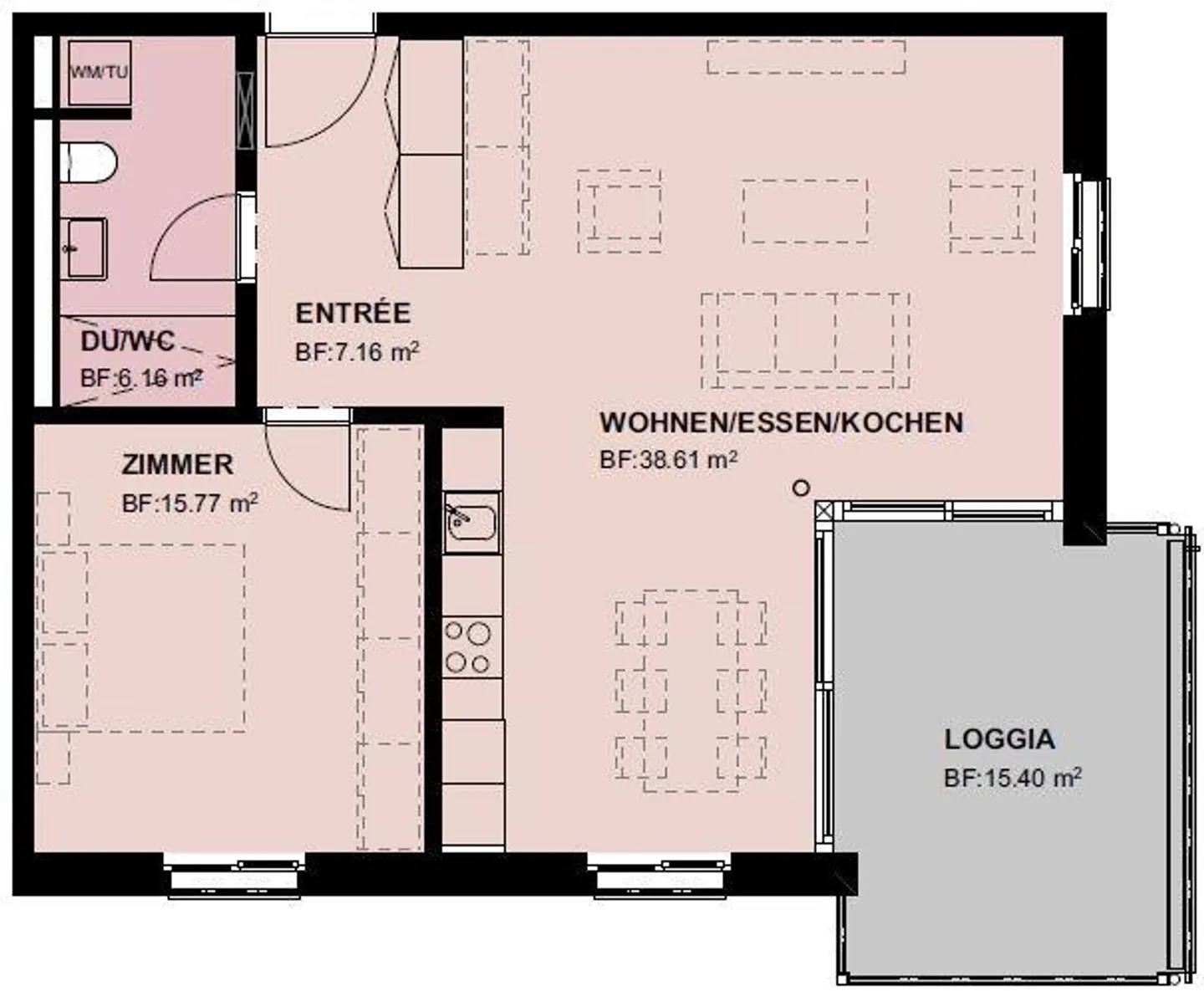 Appartement de rêve près du lac avec grande loggia ! - Photo 5 sur 5