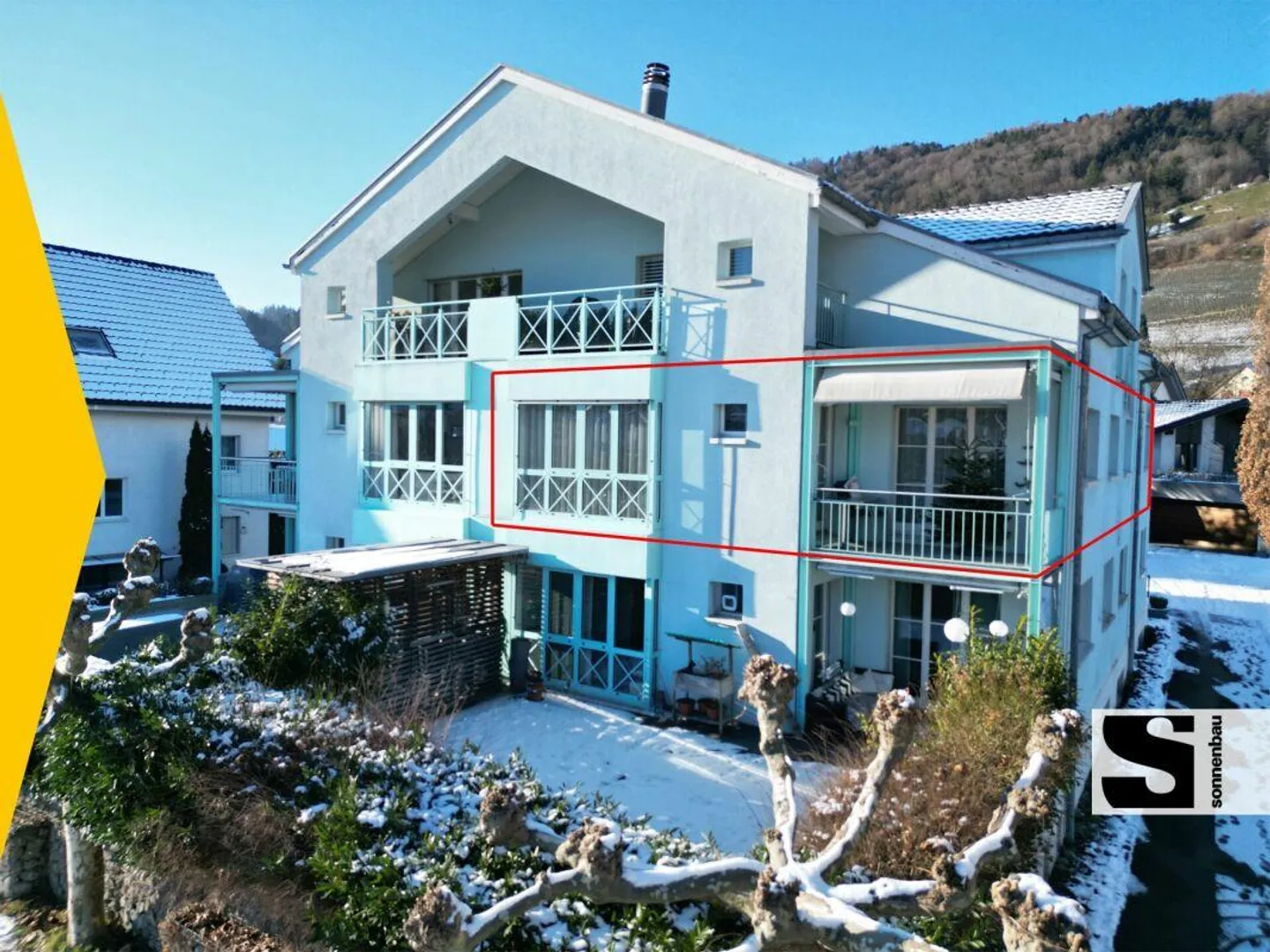 4.5 Zimmer-Wohnung im Herzen von Berneck - Foto 1 von 13