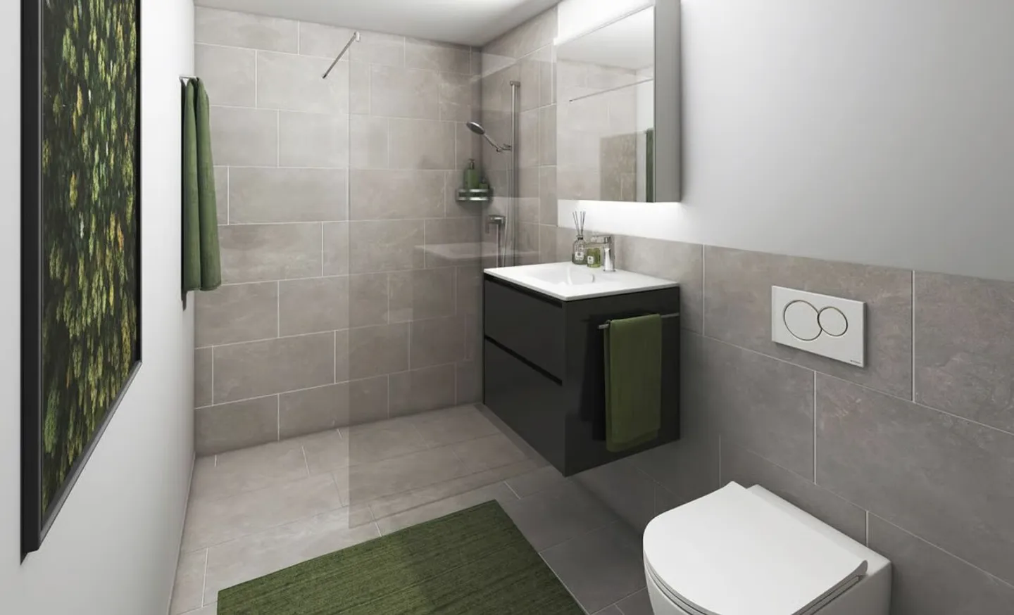 New construction project "Zum Ghöch", Spacious 4.5-room penthouse - Photo 3 of 4