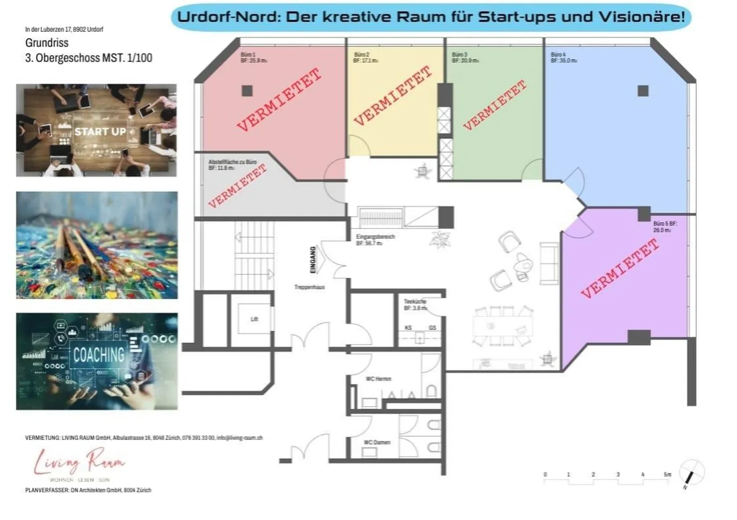 Urdorf-Nord 📍 - Your new small office with panoramic view! - Photo 11 of 12