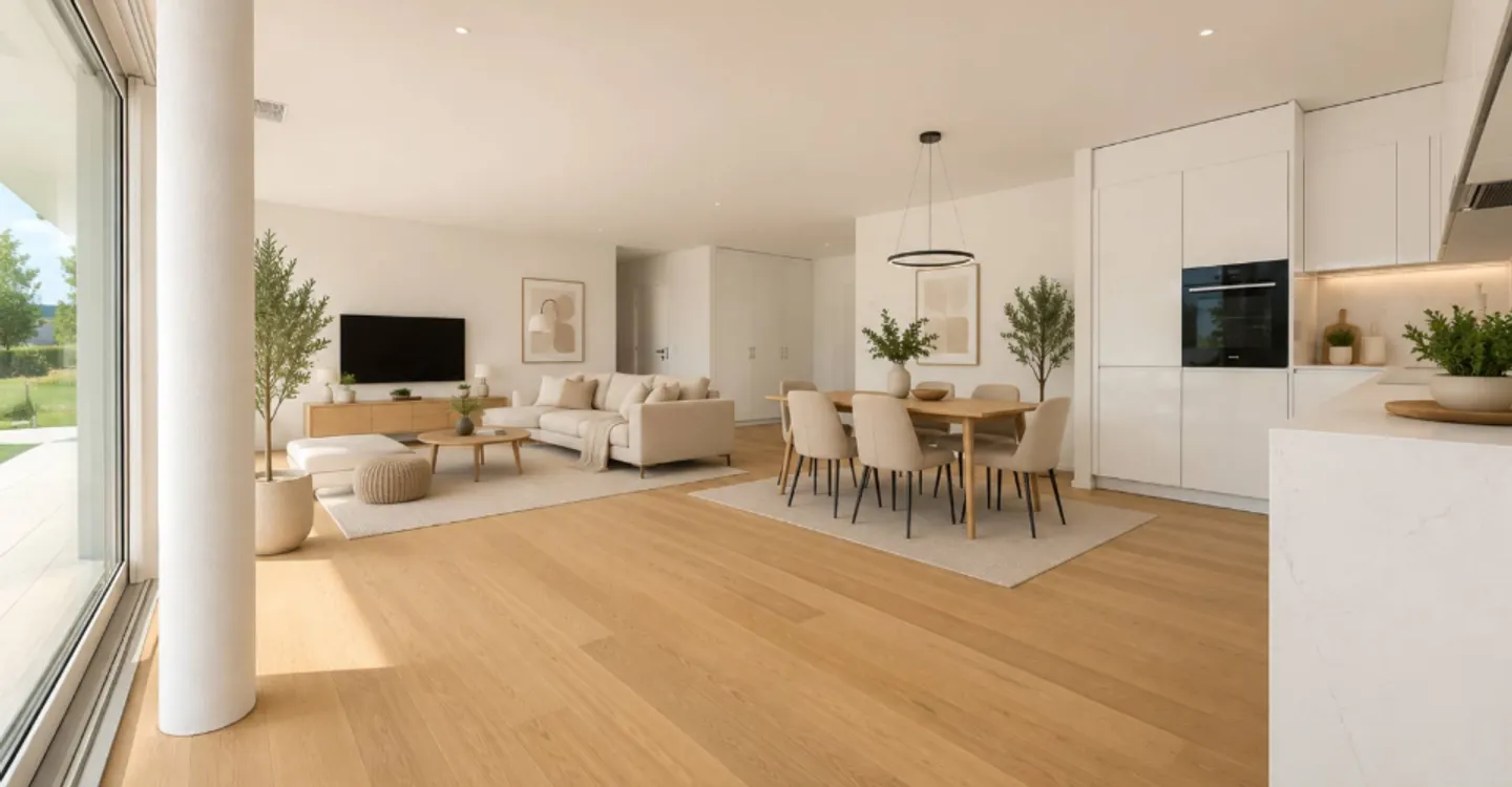 Neue 3,5-Zimmer-Wohnung mit Terrasse und privatem Garten - Foto 4 von 13