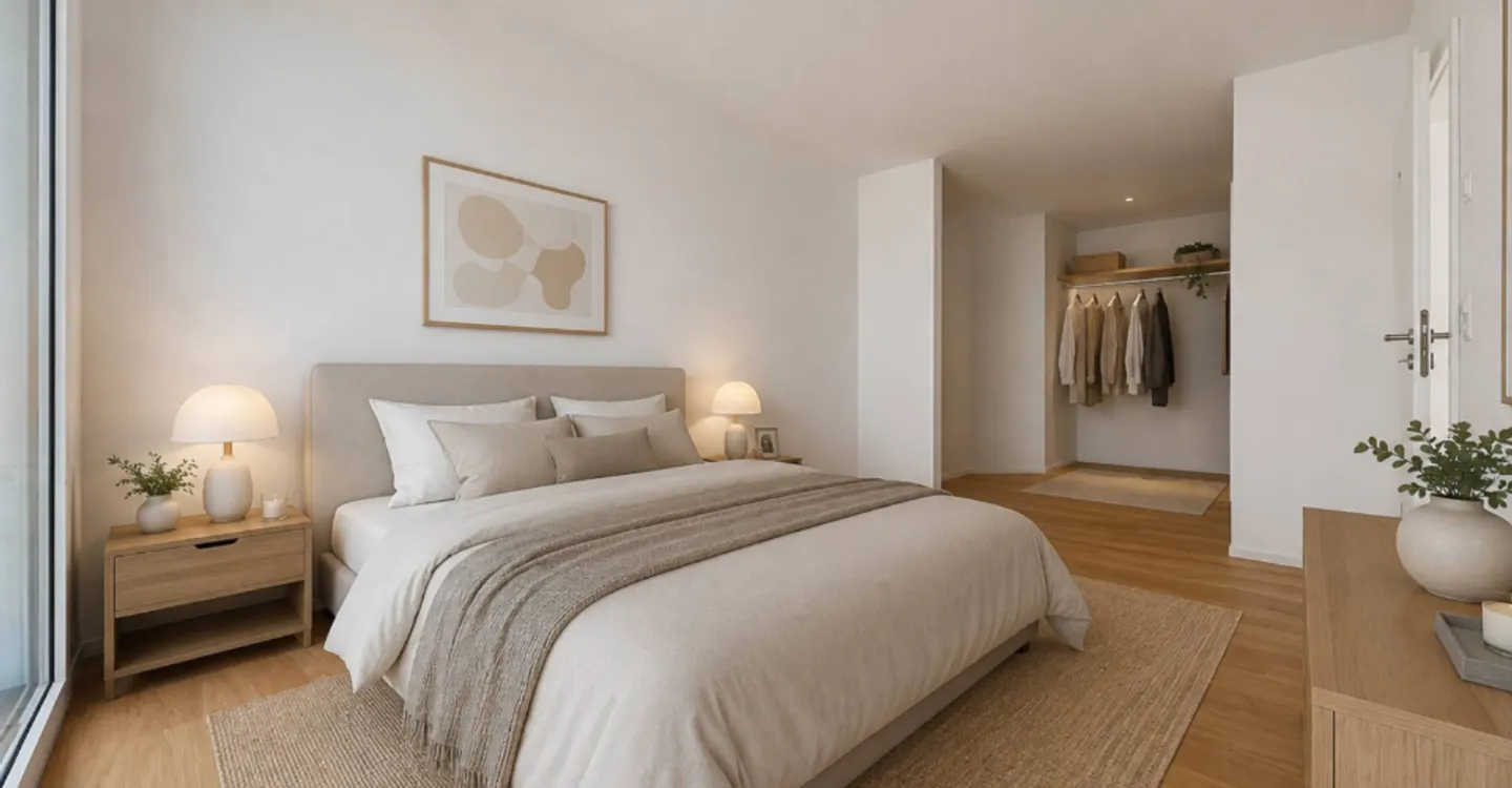 Neue 3,5-Zimmer-Wohnung mit Terrasse und privatem Garten - Foto 5 von 13
