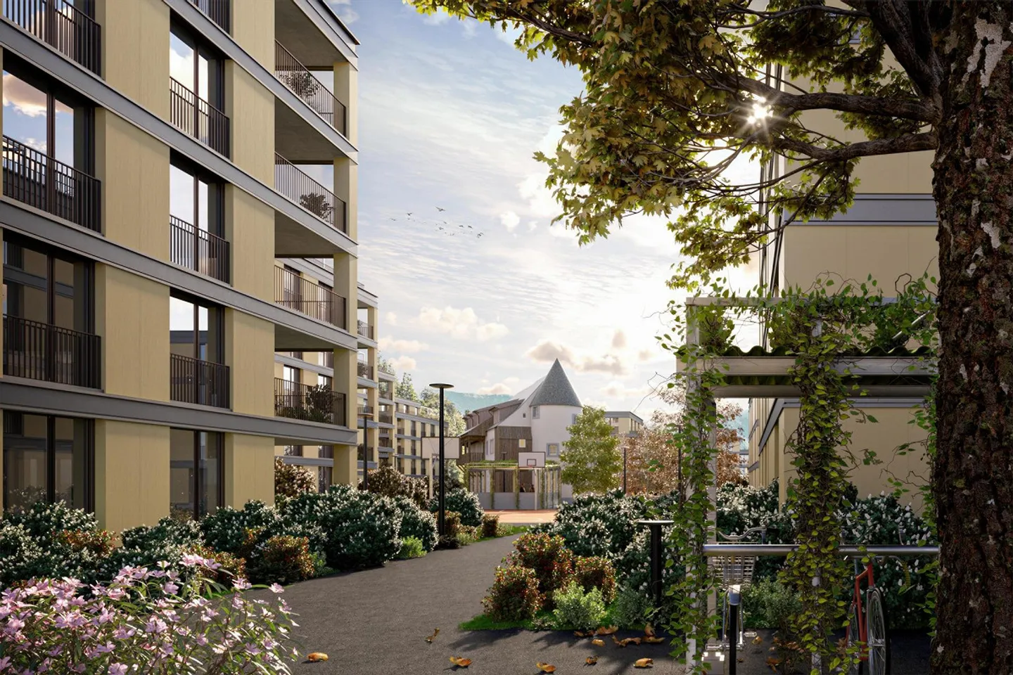 Appartements spacieux de 4,5 pièces de haut standing - Photo 2 sur 8