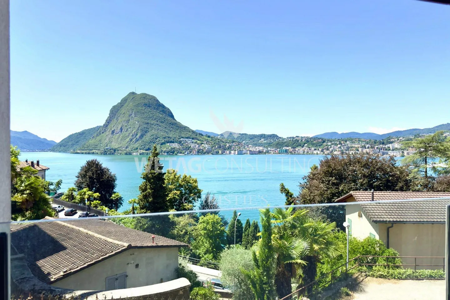 Appartamento al grezzo in vendita a Lugano-Castagnola, con vista lago mozzafiato - Foto 2 di 9