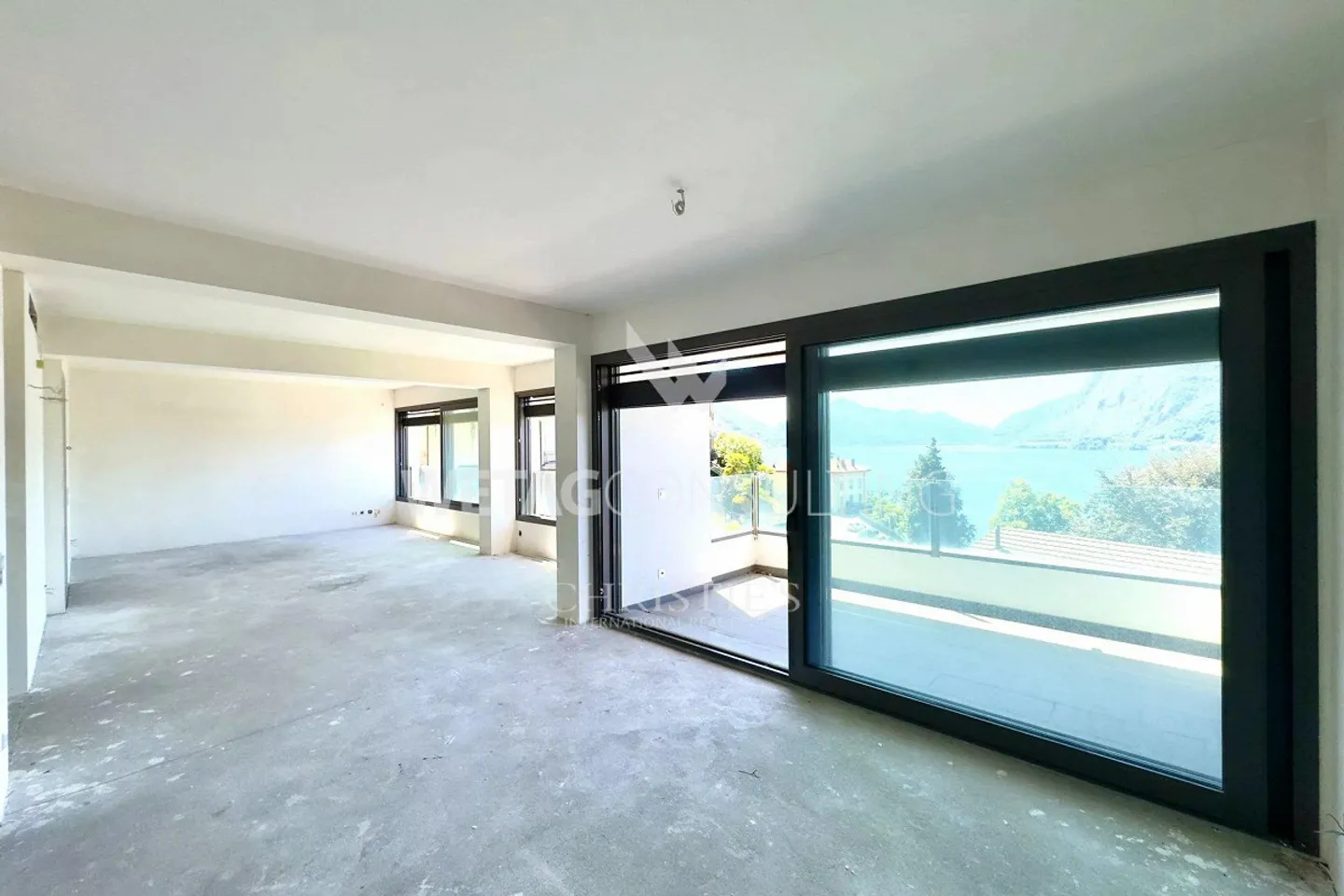 Appartamento al grezzo in vendita a Lugano-Castagnola, con vista lago mozzafiato - Foto 3 di 9