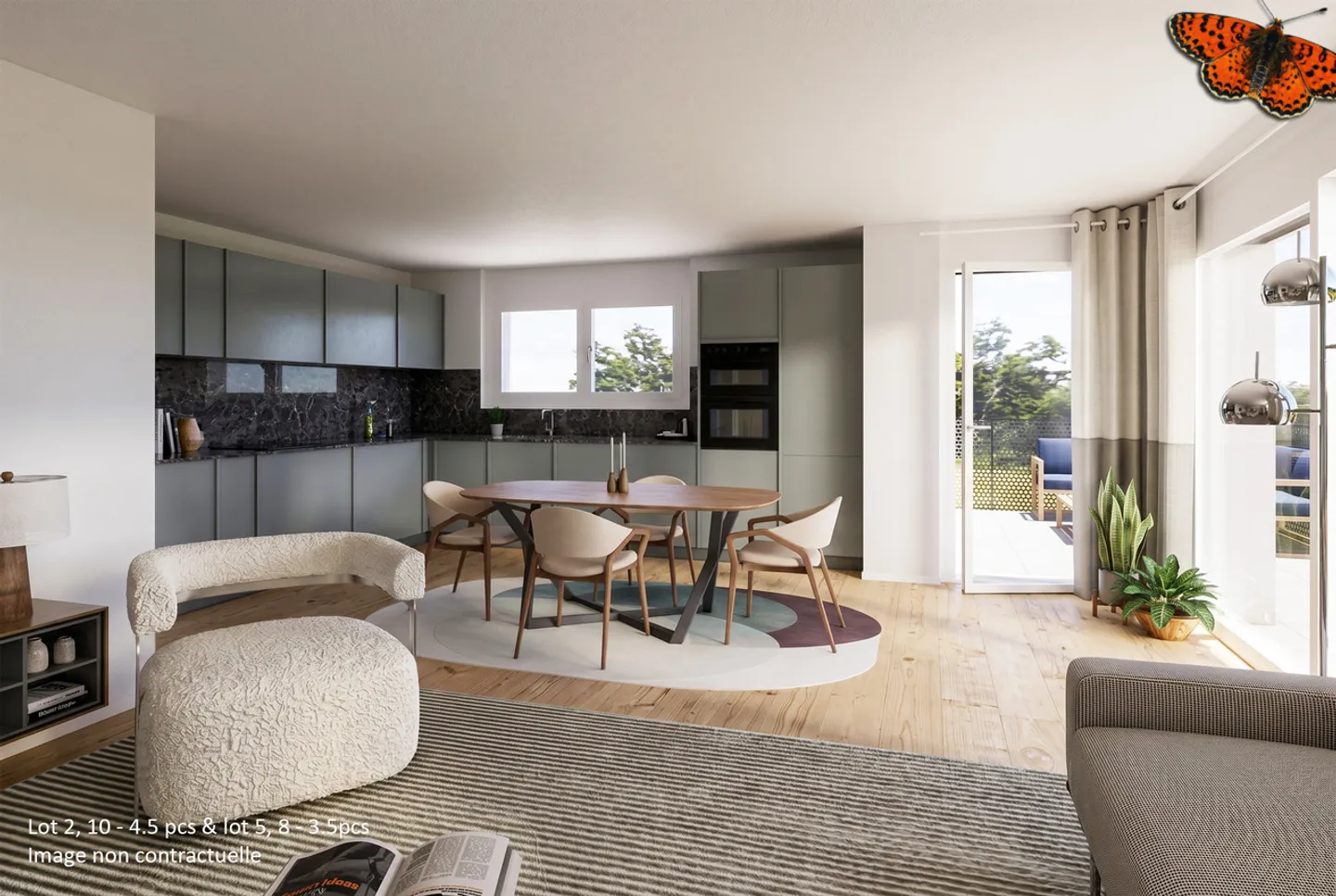 Attique de 4.5 pces dans nouvelle promotion à la Tour-de-Trême - Foto 4 di 5