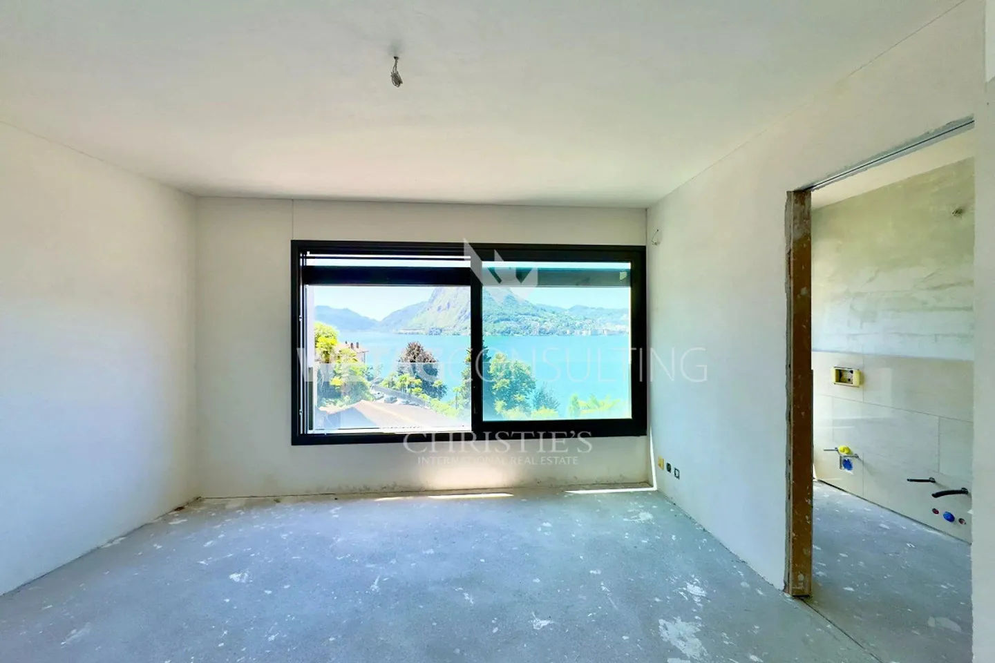 Appartamento al grezzo in vendita a Lugano-Castagnola, con vista lago mozzafiato - Foto 5 di 9