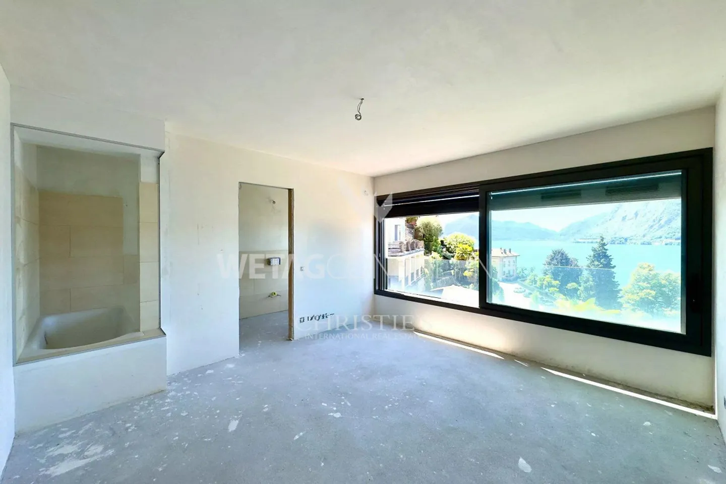 Appartamento al grezzo in vendita a Lugano-Castagnola, con vista lago mozzafiato - Foto 7 di 9