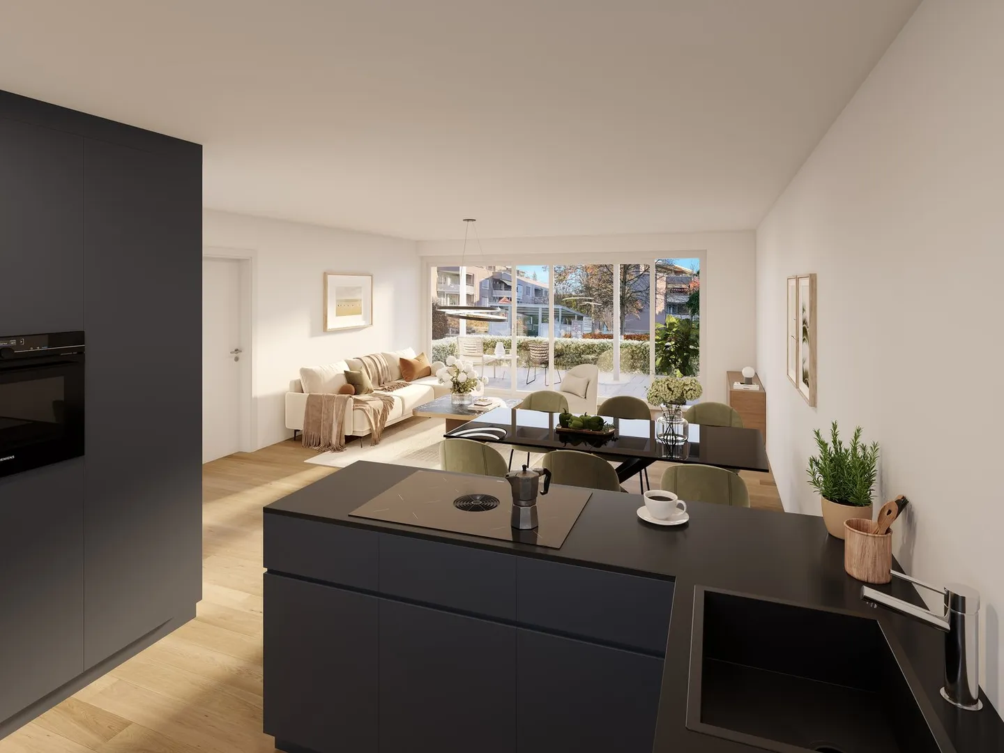 Modernes Doppelhaus mit Dachterrasse - Foto 4 von 4