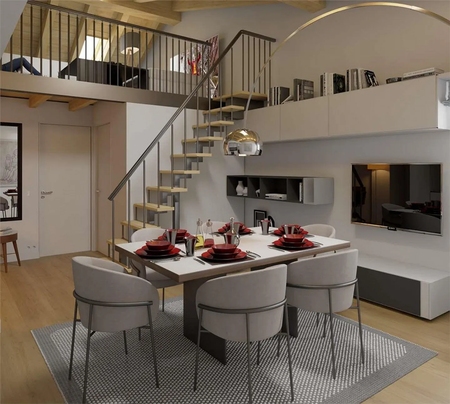 Appartement rénové de 2,5 pièces avec mezzanine dans le cœur de Taverne - Photo 1 sur 6