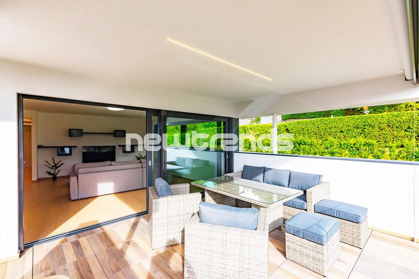 Montagnola – Arasio: penthouse with 3.5 rooms, terrace and open view. - Photo 1 of 19