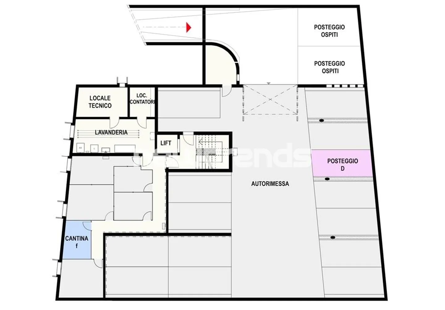 Montagnola – Arasio: penthouse with 3.5 rooms, terrace and open view. - Photo 18 of 19
