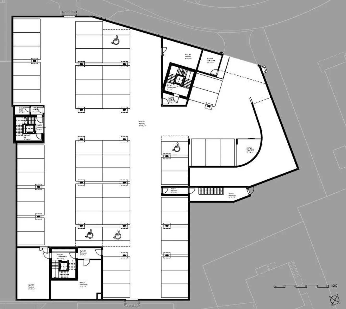 Parkplatz beim Bahnhof - Foto 2 von 3