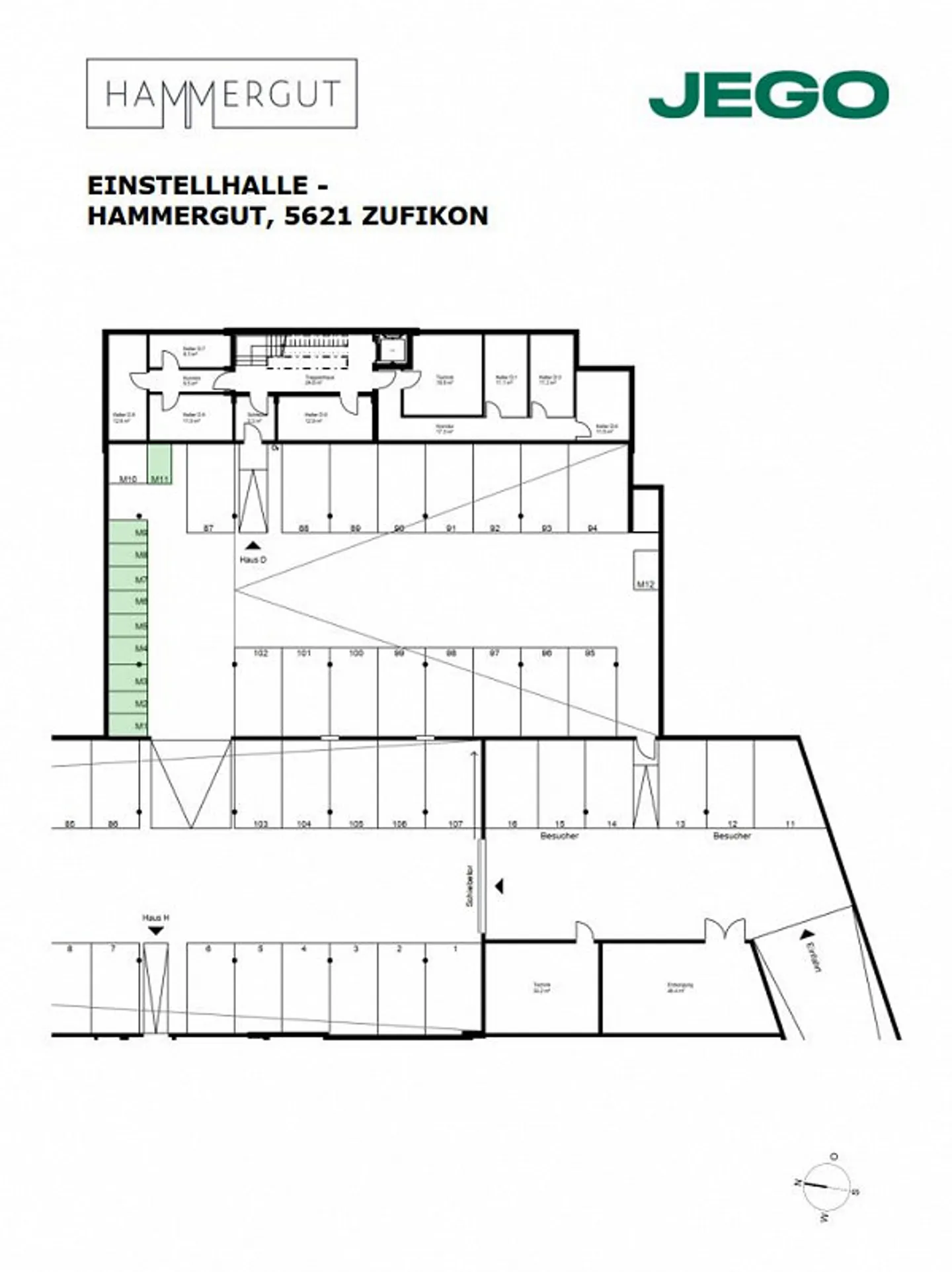 Motorradparkplätze in Zufikon - Foto 2 von 2