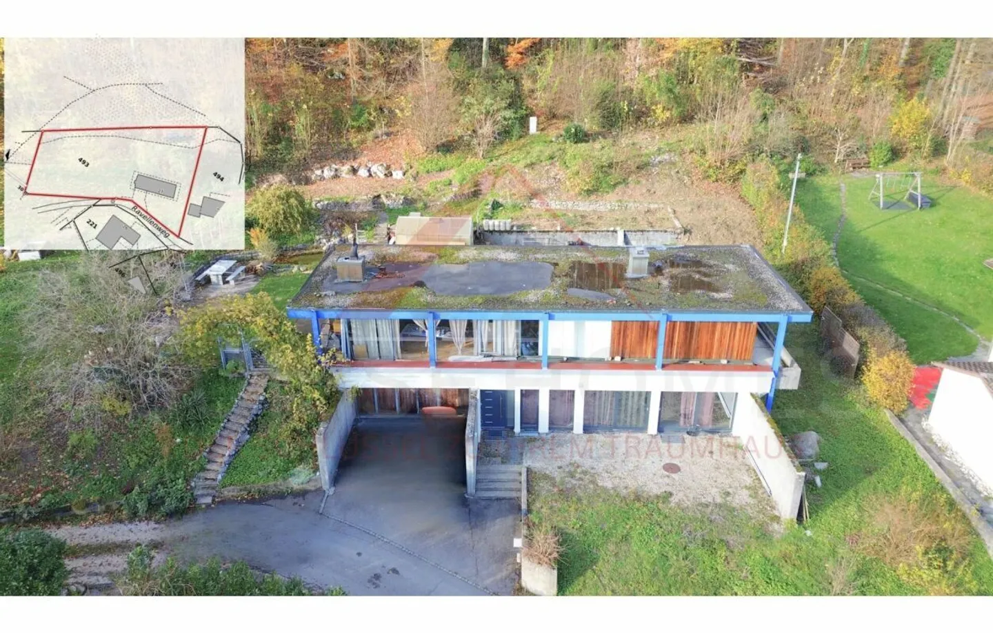 House project with two residential units in Duggingen - approved, centrally located and ready for construction start - Photo 1 of 5