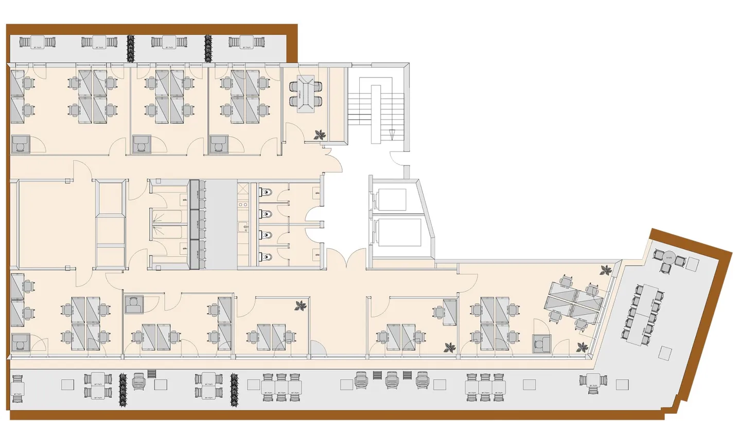 Bureaux hautement équipés dans un emplacement central avec un concept de coworking bien pensé - Photo 21 sur 21