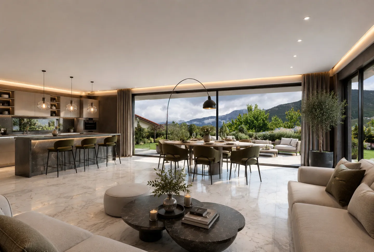 For Sale: Independent 5.5-Room Villa in Pramagnon - Photo 2 of 5