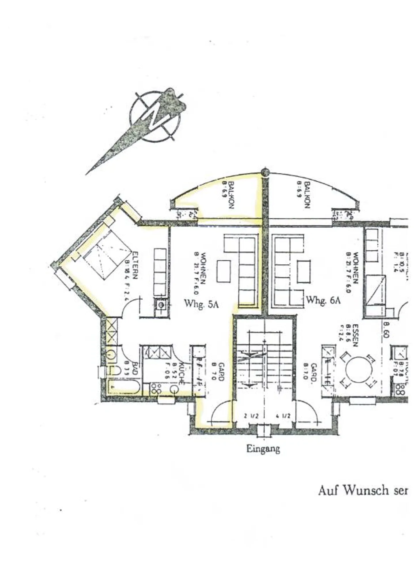Geräumige Wohnung mit Balkon - Foto 2 von 5
