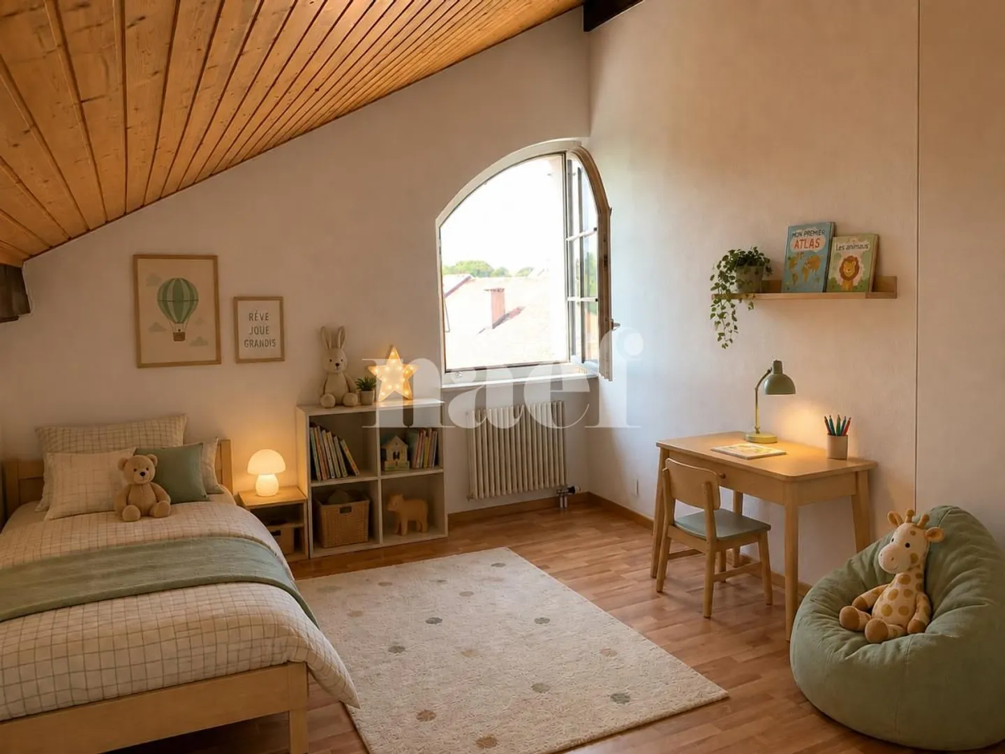 Incantevole appartamento duplex di 3 stanze in mansarda con balcone e vista sulla campagna - Foto 5 di 7