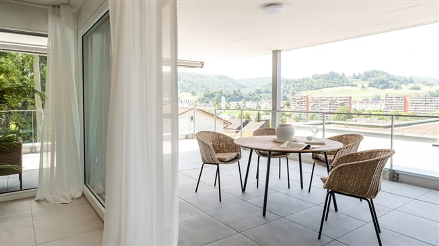 Appartement 4½ pièces ultra moderne avec grande terrasse - Photo 12 sur 20