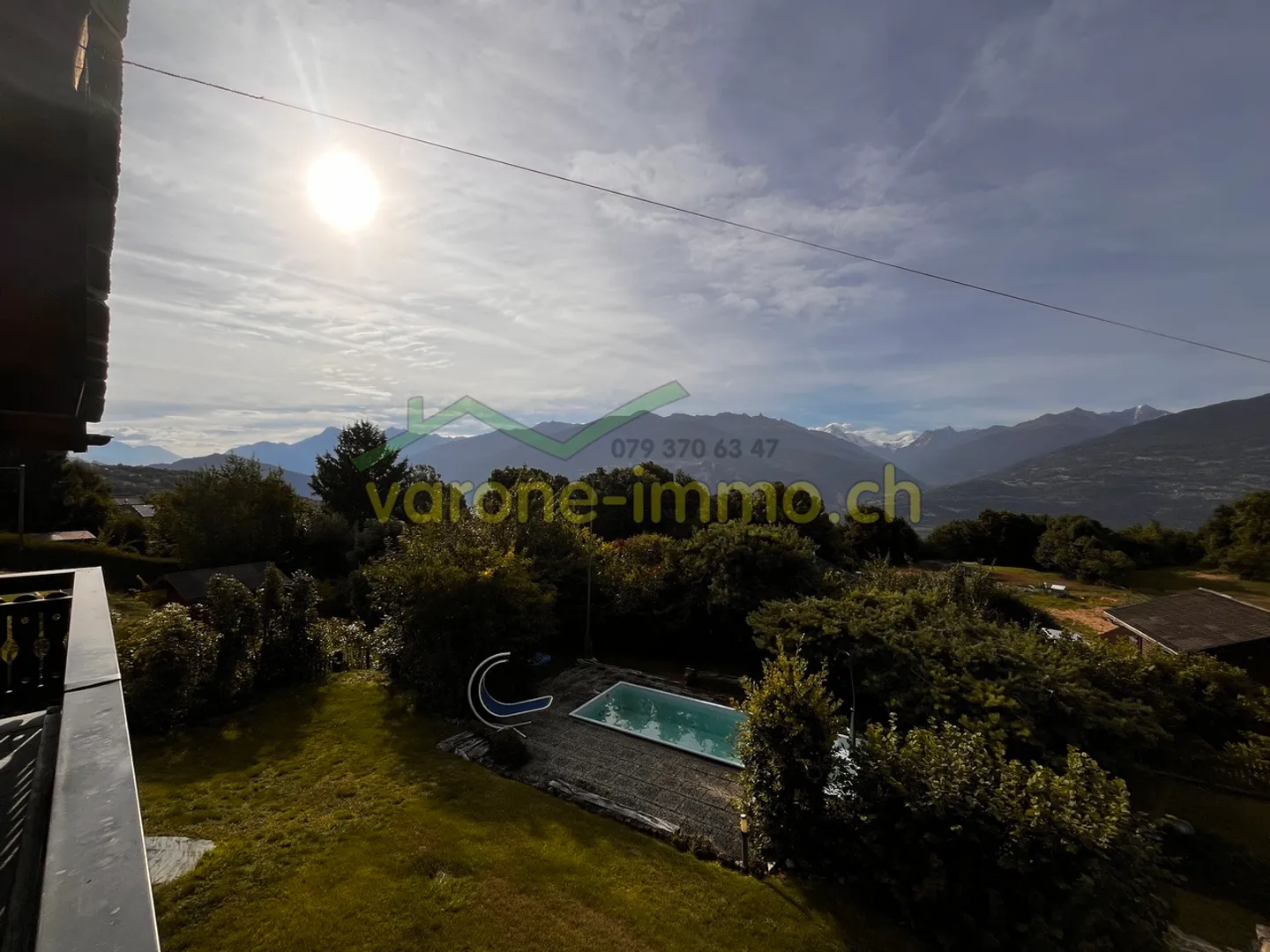 À vendre - Charmant chalet de 6 pièces avec piscine à Savièse - Photo 13 sur 13