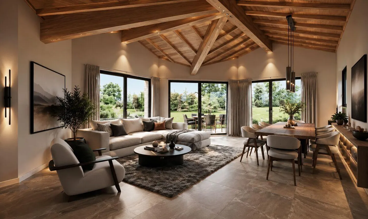 Villa contemporaine avec vue alpine - Photo 1 sur 4