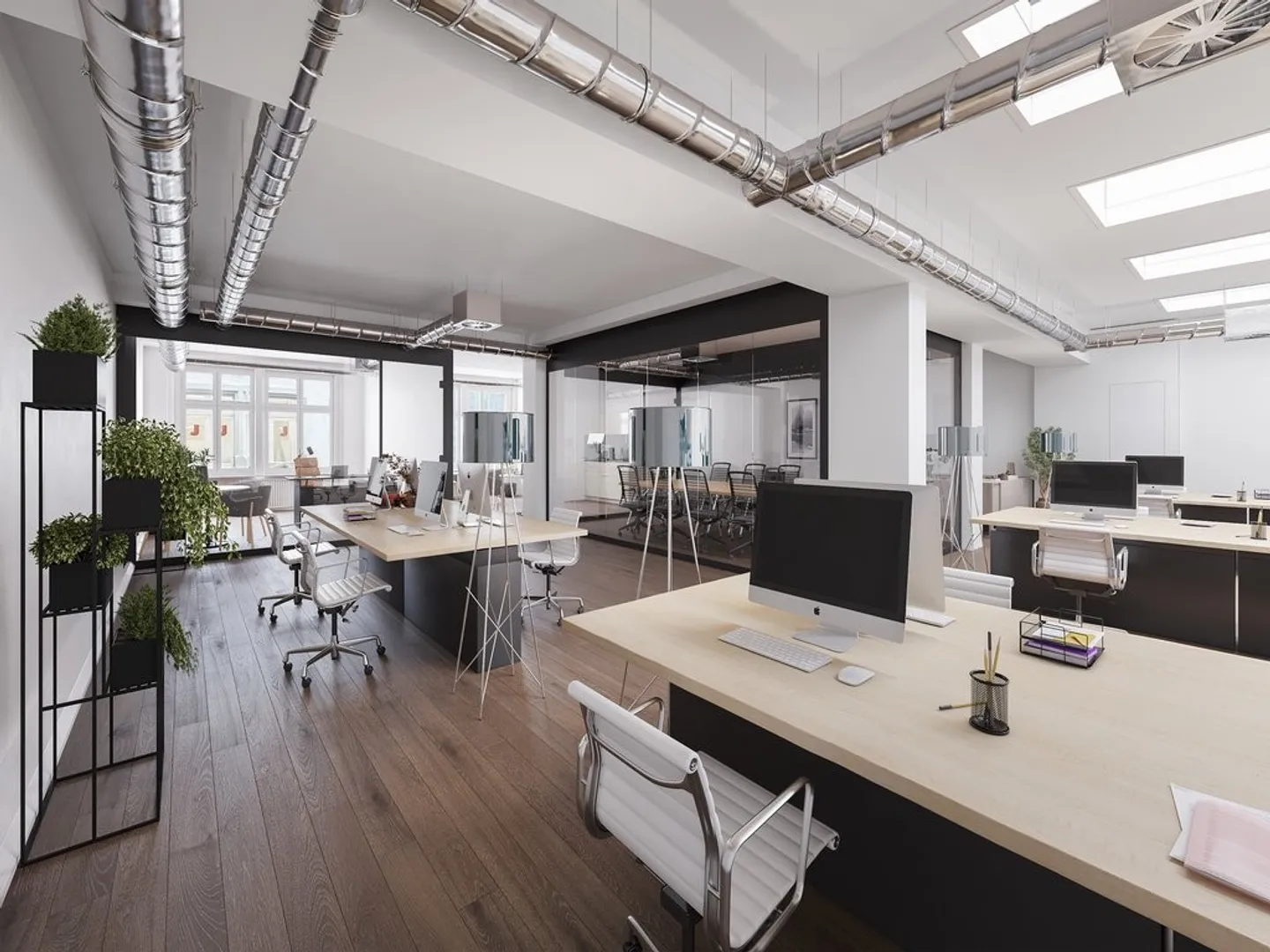 Moderne Open-Space-Bürofläche im Stadtzentrum - Foto 1 von 12