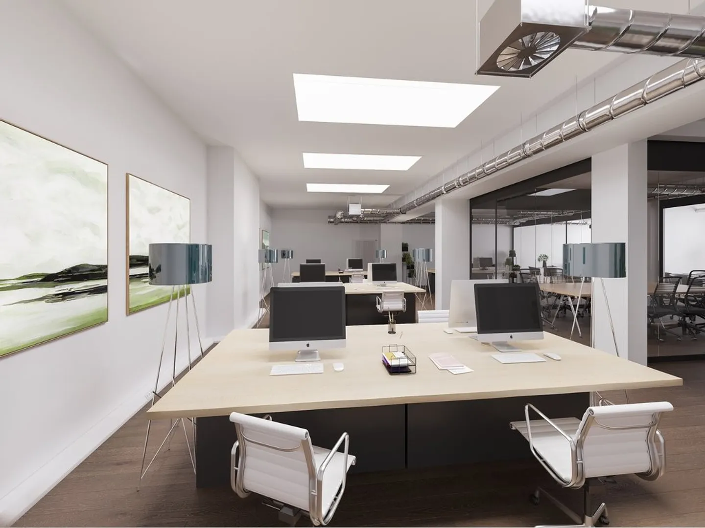 Moderne Open-Space-Bürofläche im Stadtzentrum - Foto 8 von 12