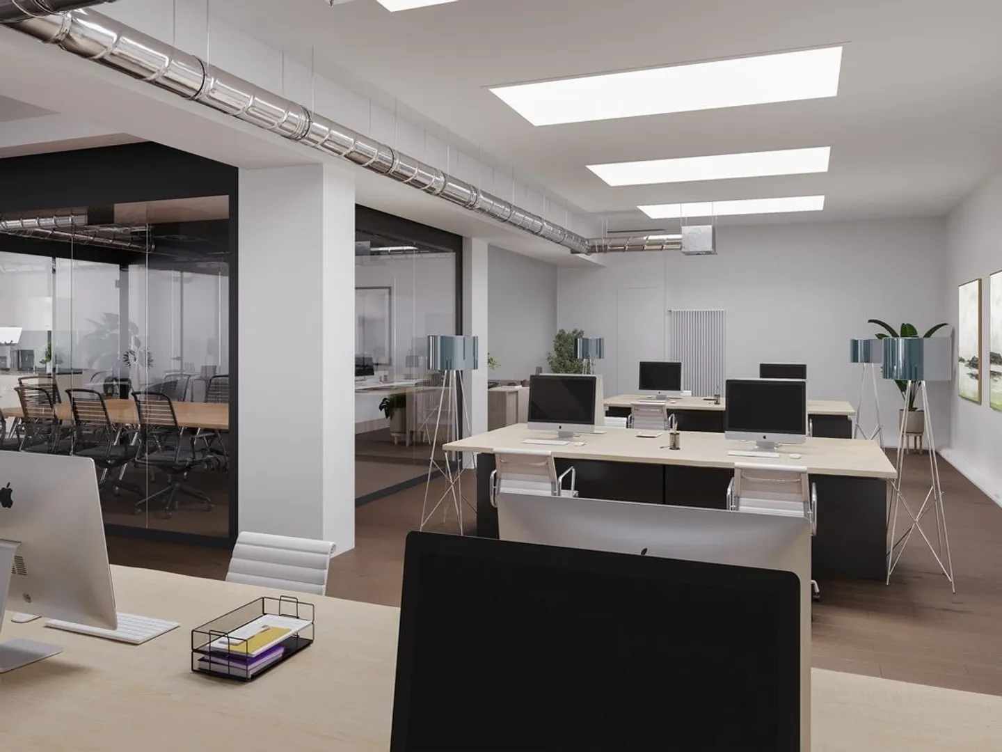 Moderne Open-Space-Bürofläche im Stadtzentrum - Foto 9 von 12