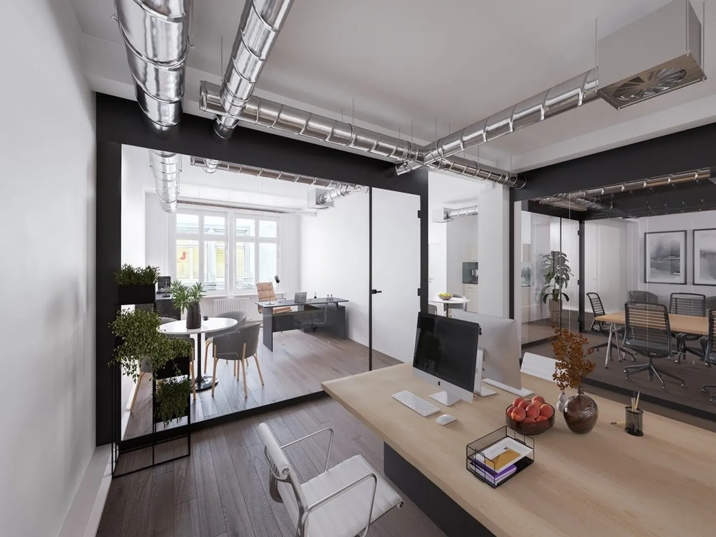 Moderne Open-Space-Bürofläche im Stadtzentrum - Foto 2 von 12