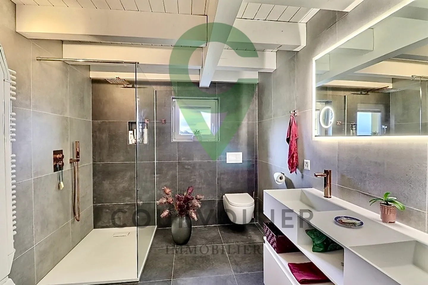 Magnificent renovated penthouse with a view of the vineyards and the lake - Photo 5 of 11