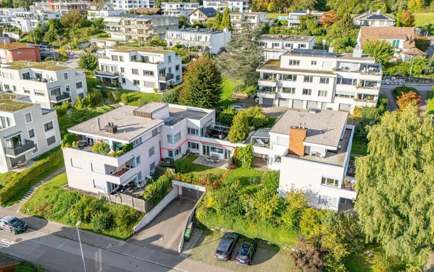 Renovierte 4.5-Zimmer-Gartenwohnung mit Weitsicht in Bassersdorf - Foto 1 von 13