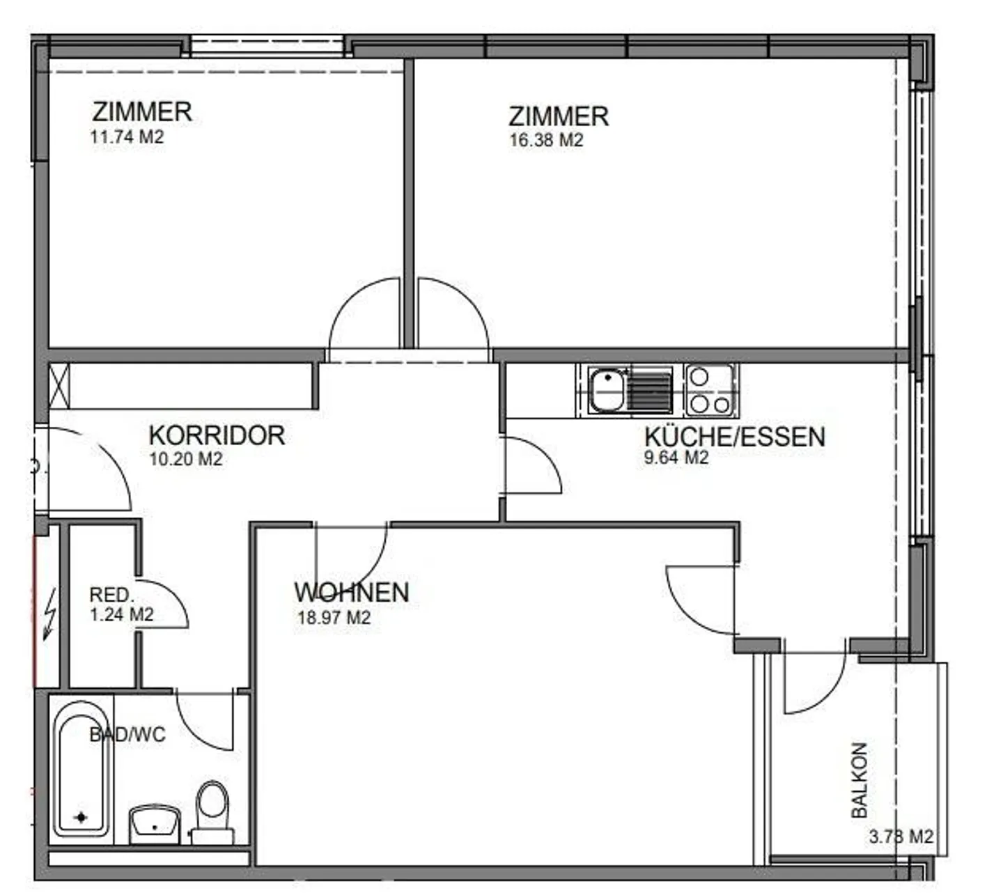 Ihr neues Zuhause im Zentrum - Foto 7 von 8