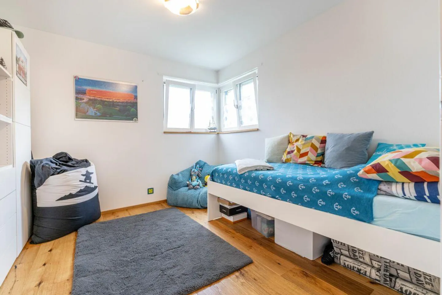 Renovierte 4.5-Zimmer-Gartenwohnung mit Weitsicht in Bassersdorf - Foto 10 von 13