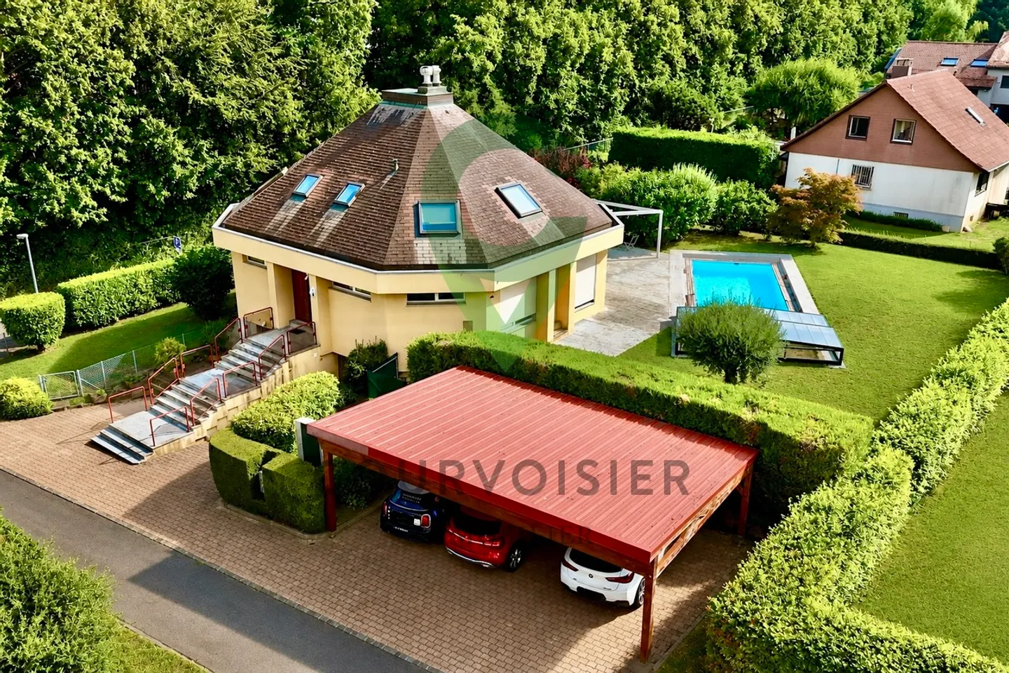 Villa contemporaine avec 2 logements, jardin et piscine à Rolle - Photo 21 sur 21