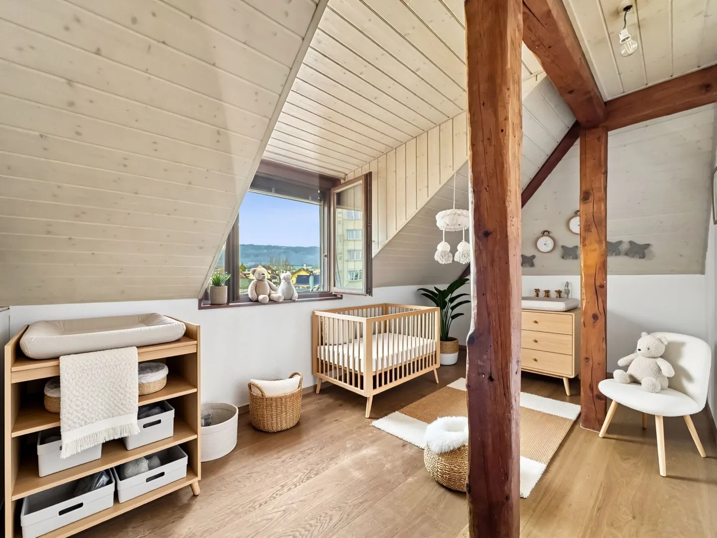 Apartment with 5.5 rooms in the attic, opposite the Thielle - Photo 11 of 16