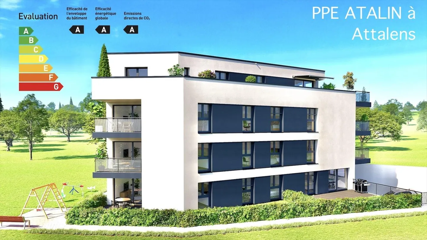 Prächtige 4,5-Zimmer-Wohnung mit 2 Parkplätzen in Attalens (A21) - Photo 8 of 15