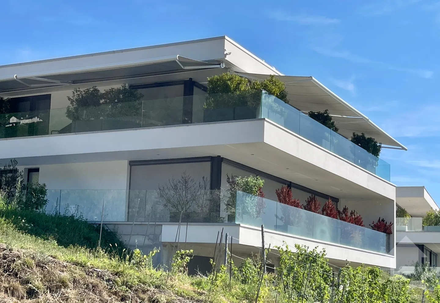 Appartement contemporain sur les hauts de Sierre avec vue panoramique - Foto 18 von 19