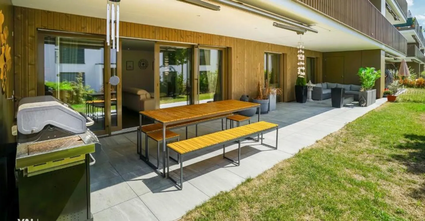 High-quality 3.5-room garden apartment with smart home and private fitness room - Photo 8 of 9