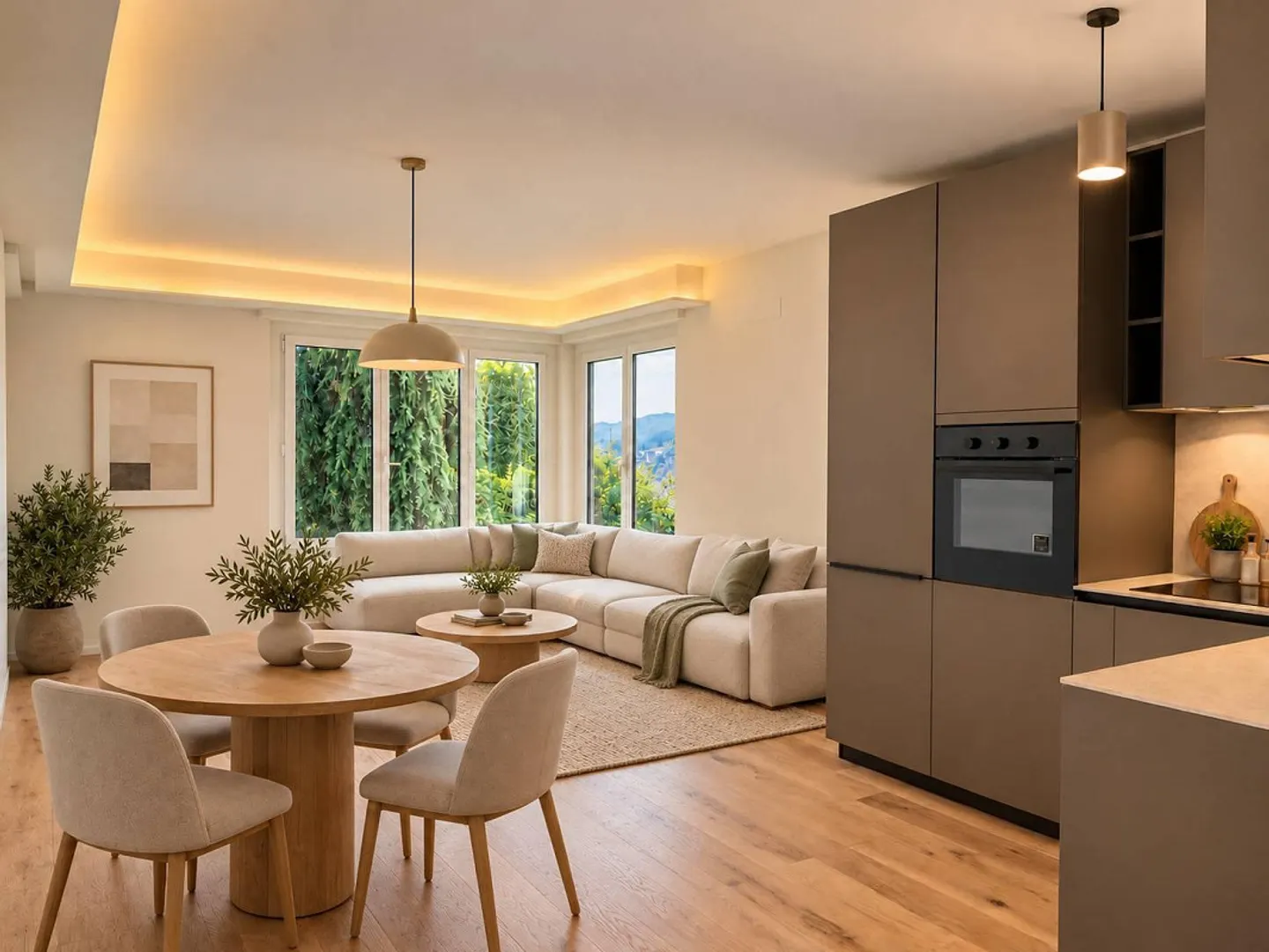 Viganello haut, appartement trois pièces rénové avec espace extérieur - Photo 1 sur 13