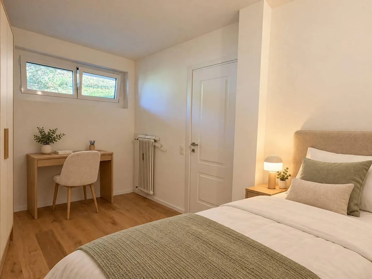 Viganello haut, appartement trois pièces rénové avec espace extérieur - Photo 8 sur 13